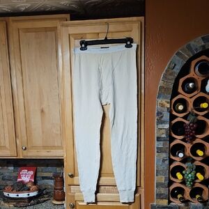Vintage Duofold Cream Cotton Wool Blend Long Johns Base Layer Pants